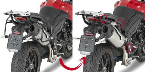 Suport Side Case MONOKEY Triumph Tiger PLR6404