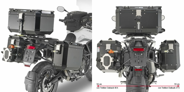 Suport Side Case PL ONE-FIT penru Valize laterale Trekker Outback Triumph Tiger 900 (20)