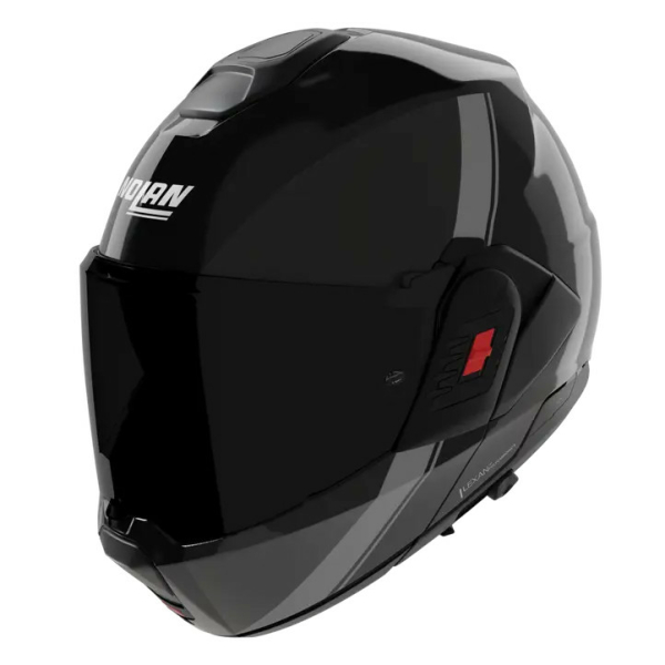 Casca Moto Flip Back N120-1 Verniciatura Speciale 341 Black/Grey, 11