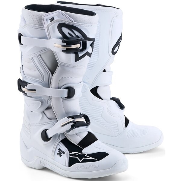 Cizme cross-enduro copii ALPINESTARS TECH 7S YOUTH 38 Alb/Multicolor, 8