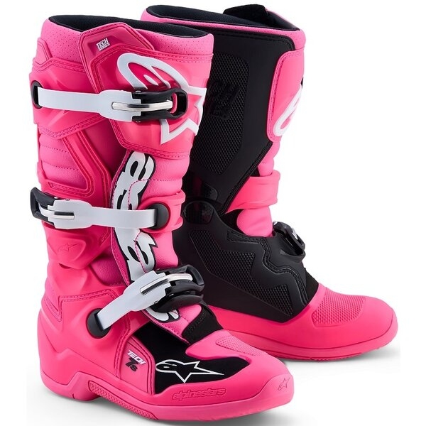Cizme cross-enduro copii ALPINESTARS TECH 7S YOUTH 40.5 Alb/Multicolor, 5