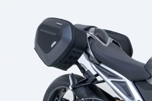 Set genti laterale PRO Blaze H negru . Triumph Street Triple 765 (19-)., 3