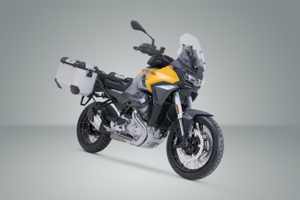 Sistem cutii laterale Trax Adv aluminiu Argintiu. 37 37 l. Moto Guzzi Stelvio (23-)., 6