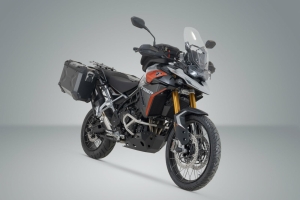 Sistem cutii laterale Trax Adv aluminiu Negru . 45 37 l. Triumph Tiger 900 GT Rally Pro., 4