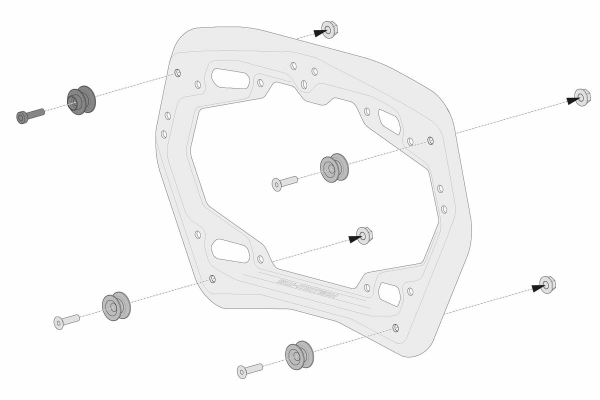 Sistem Genti Laterale Aero ABS 2x25 l. BMW R 1300 GS Adventure (24-)., 3