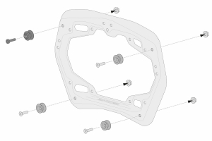 Sistem Genti Laterale Aero ABS 2x25 l. BMW R 1300 GS Adventure (24-)., 3