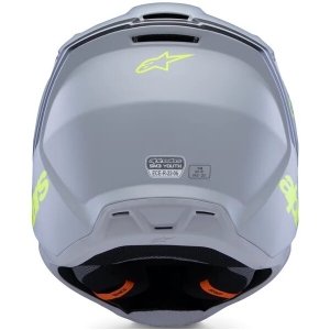 Casca cross-enduro de copii ALPINESTARS S-M3 YOUTH RADIUM ECE06 L Gri/Galben fluo, 11