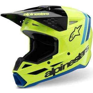 Casca cross-enduro de copii ALPINESTARS S-M3 YOUTH RADIUM ECE06 L Gri/Galben fluo, 13