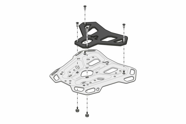 Suport Top Case Adventure-Rack Negru Royal Enfield Himalayan 450 (23-)., 4