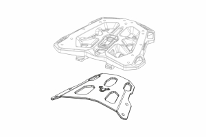 Suport top case Street-Rack negru Triumph Speed 400 Scrambler 400X (23-)., 5