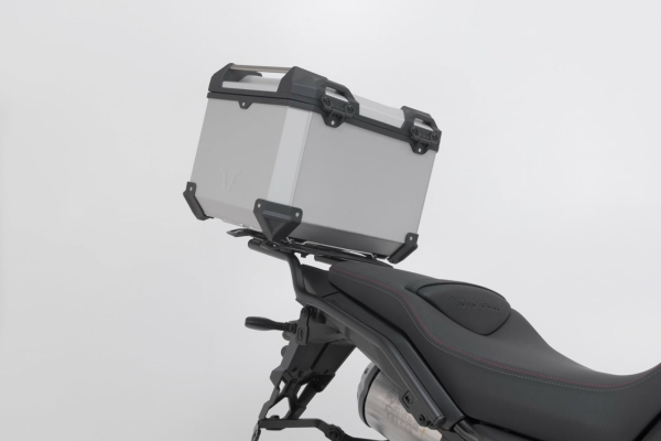 Trax Adv top case system Argintiu. Moto Guzzi V85 Strada (24-)., 3