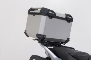 Trax Adv top case system Argintiu. Moto Guzzi V85 TT (24-)., 4