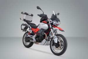 Trax Adv top case system Argintiu. Moto Guzzi V85 TT (24-)., 5