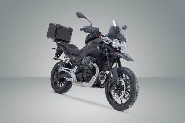 Trax Adv top case system Negru Moto Guzzi V85 Strada (24-)., 3