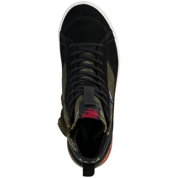 Ghete moto impermeabile ALPINESTARS STATED WP 43.5 Verde military/Negru, 9