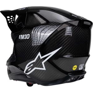 Casca cross-enduro ALPINESTARS SUPERTECH S-M10 CARBON FIM2 2026 M Negru, 4