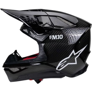 Casca cross-enduro ALPINESTARS SUPERTECH S-M10 CARBON FIM2 2026 M Negru, 9