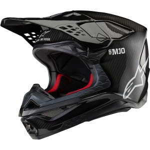 Casca cross-enduro ALPINESTARS SUPERTECH S-M10 CARBON FIM2 2026 M Negru, 11