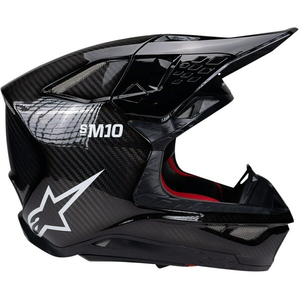 Casca cross-enduro ALPINESTARS SUPERTECH S-M10 CARBON FIM2 2026 Negru L, 9