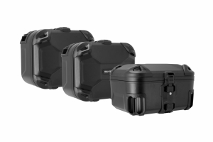Set complet 3 cutii Sw-Motech Adventure DUSC cu Top Case L pentru Honda XL750 Transalp (22-)