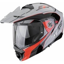Casca flip-up touring/adventure SCORPION ADX-2 KAMPS L Gri/Rosu