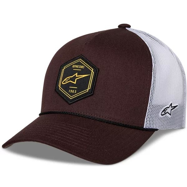 Sapca ALPINESTARS HEXEON TRUCKER Maro/Alb, 2