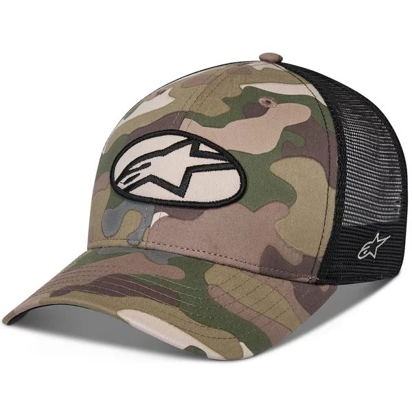 Sapca ALPINESTARS OBLIQUE CAMO TRUCKER HAT Camo inchis, 2