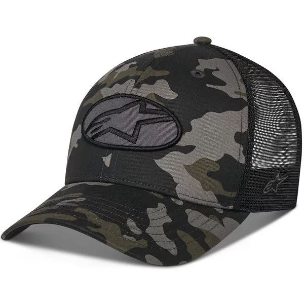 Sapca ALPINESTARS OBLIQUE CAMO TRUCKER HAT Camo inchis, 4