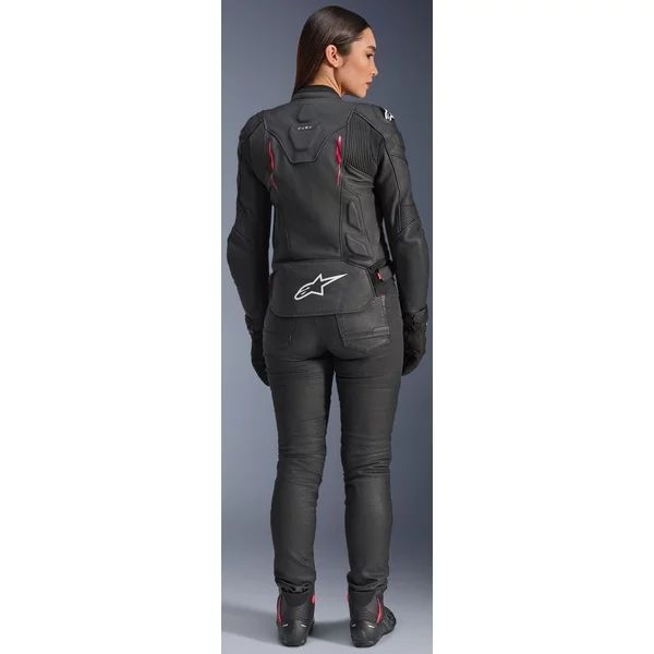 Geaca de piele dama STELLA DUSK LEATHER JACKET Negru 38, 4