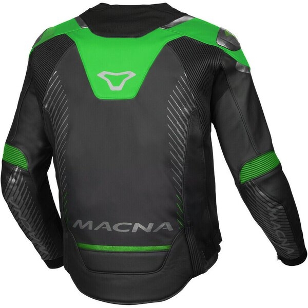 Geaca de piele sport/touring MACNA TRONNIQ 54 Albastru/Portocaliu/Alb, 10