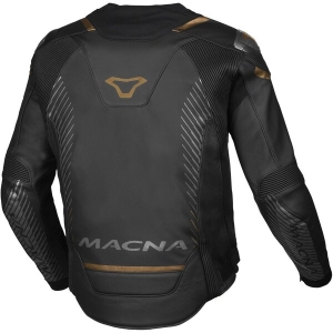 Geaca de piele sport/touring MACNA TRONNIQ 54 Albastru/Portocaliu/Alb, 5