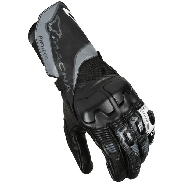Manusi de piele sport MACNA PROTEGO XXL Portocaliu/Alb, 7