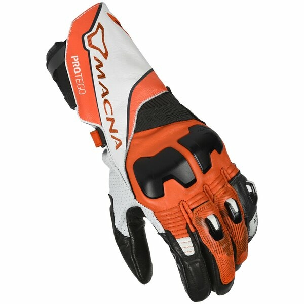 Manusi de piele sport MACNA PROTEGO XXL Rosu/Alb, 2