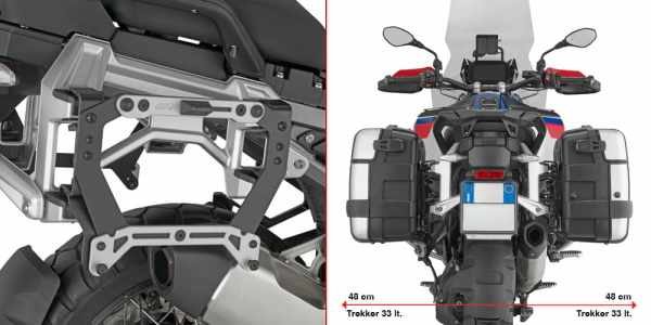 Adaptor side case Givi Monokey BMW R 1300 GS Adventure (25)