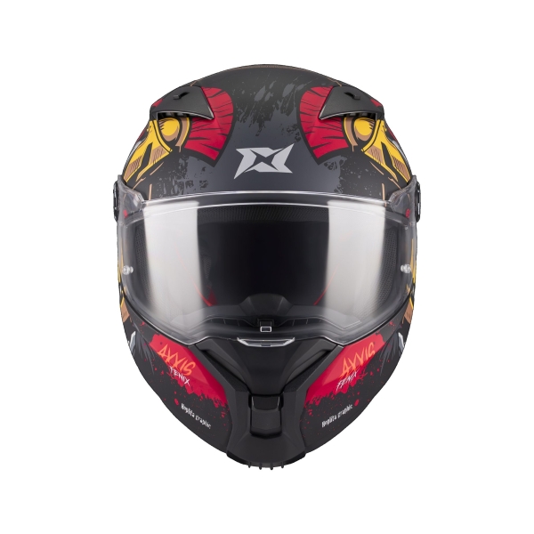 Casca integrala Axxis Fenix Hoplita B5 rosu lucios - tip viziera: MT-V-31B - DKS429 - L (59/60cm), 2