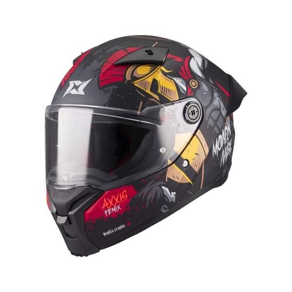 Casca integrala Axxis Fenix Hoplita B5 rosu lucios - tip viziera: MT-V-31B - DKS429 - L (59/60cm), 4