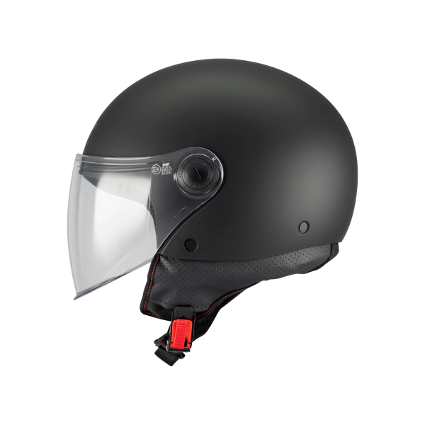 Casca open face motociclete MT Street S Pure A1 negru mat - omologare noua ECE 22.06 - L (59/60cm), 4