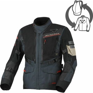 Geaca textil impermeabila touring/adventure MACNA FLEXODUS S Gri/Negru, 11