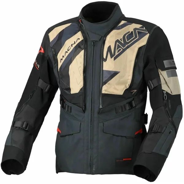 Geaca textil impermeabila touring/adventure MACNA FLEXODUS S Albastru/Negru, 16