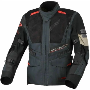 Geaca textil impermeabila touring/adventure MACNA FLEXODUS S Albastru/Negru, 32