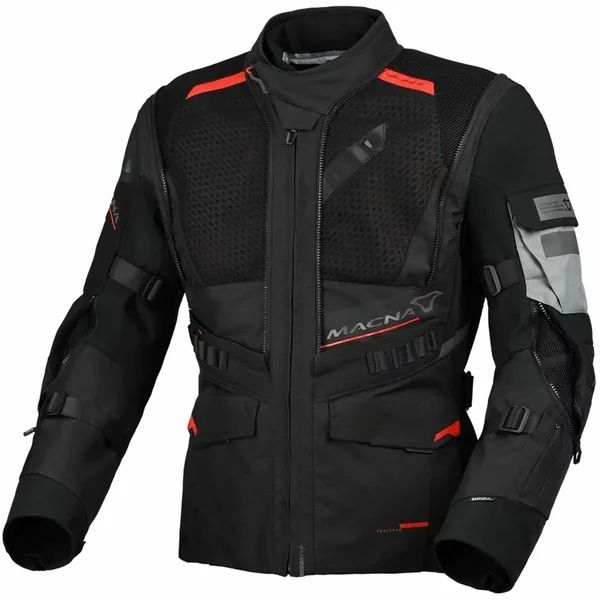 Geaca textil impermeabila touring/adventure MACNA FLEXODUS M Negru, 12