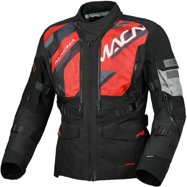 Geaca textil impermeabila touring/adventure MACNA FLEXODUS L Gri/Negru, 8