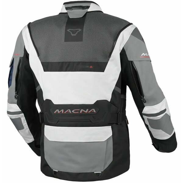 Geaca textil impermeabila touring/adventure MACNA FLEXODUS L Gri/Negru, 17