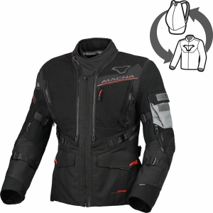 Geaca textil impermeabila touring/adventure MACNA FLEXODUS L Gri/Negru, 6