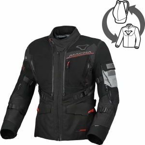 Geaca textil impermeabila touring/adventure MACNA FLEXODUS Negru L, 26
