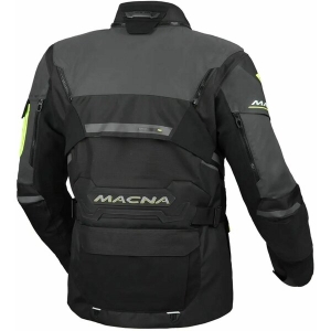 Geaca textil impermeabila touring/adventure MACNA FLEXODUS Night Eye™ L Negru Night Eye/Galben fluo, 5