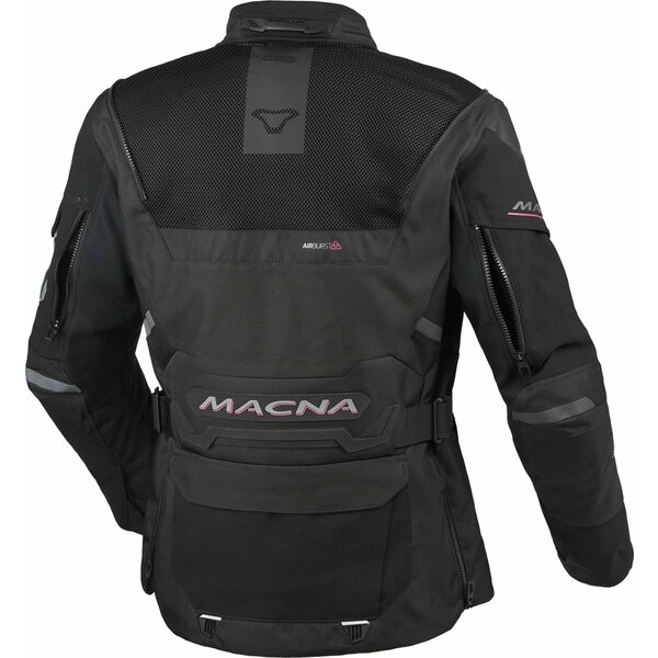 Geaca dama textil impermeabila touring/adventure MACNA FLEXODUS XS Gri/Negru/Verde, 7