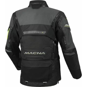 Geaca dama textil impermeabila touring/adventure MACNA FLEXODUS Night Eye™ XS Negru Night Eye/Galben fluo, 10