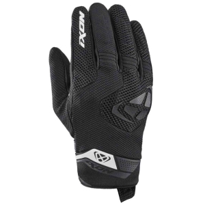 Manusi barbati Roadster vara textil/piele Ixon model MIG 2 Air Flow MS culoare: negru/alb - degete tactile - Negru/alb , 2XL (11/12), 4