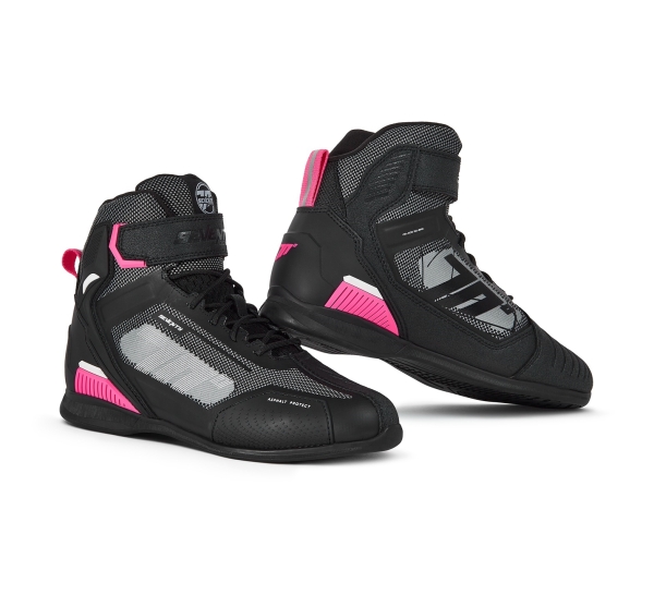 Ghete (cizme) moto Racing femei Seventy model SD-BR2 Veloce culoare: negru/roz - Negru/roz , 40, 2